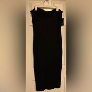 NWT Wild Fable Black Strapless Dress